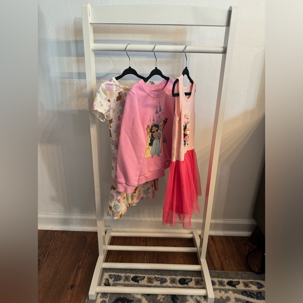 4T Disney Princess dress, Disney Princess crew Neck, and Gabbys Dollhouse dress